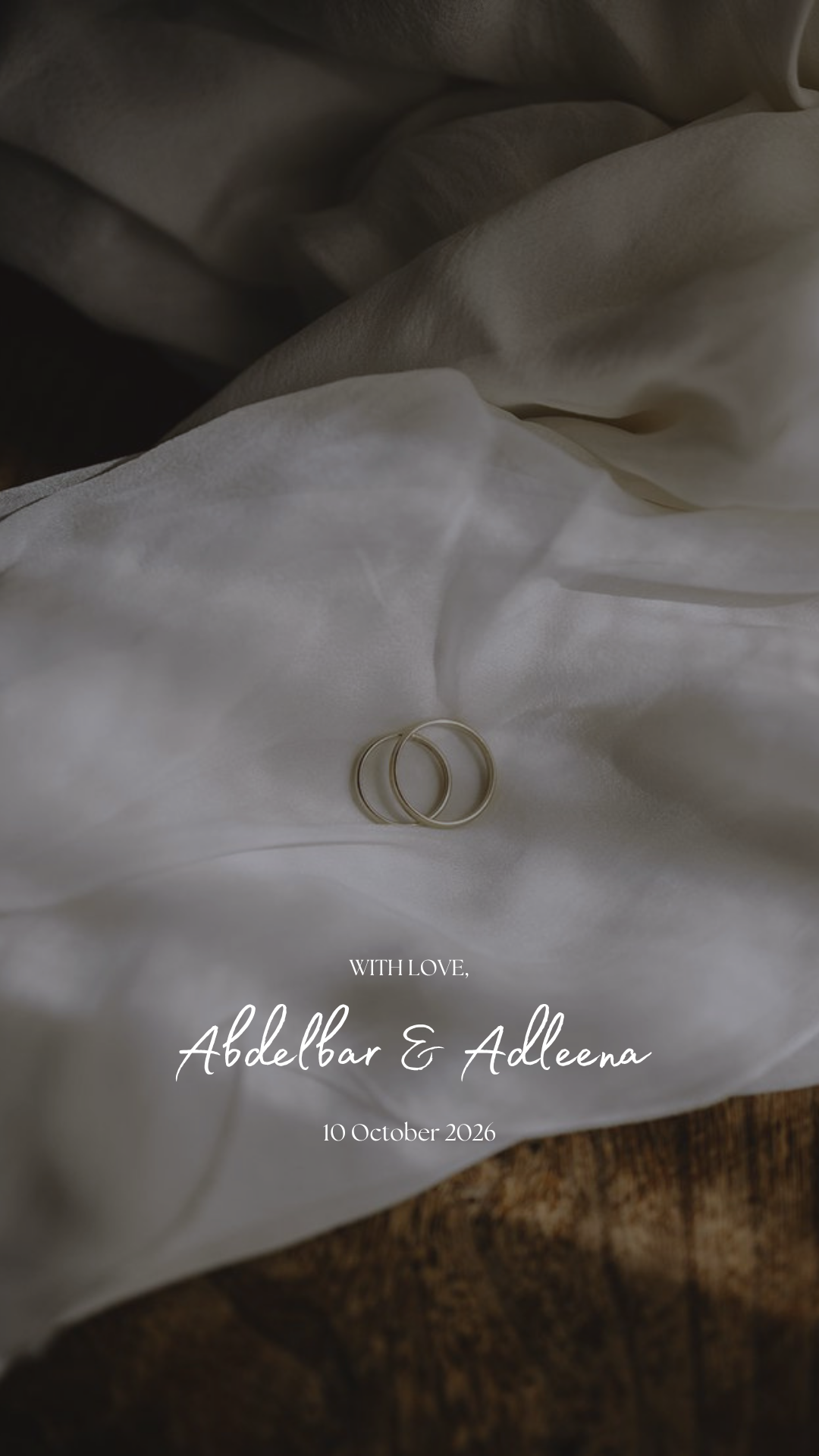 With love, Abdelbar & Adleena
