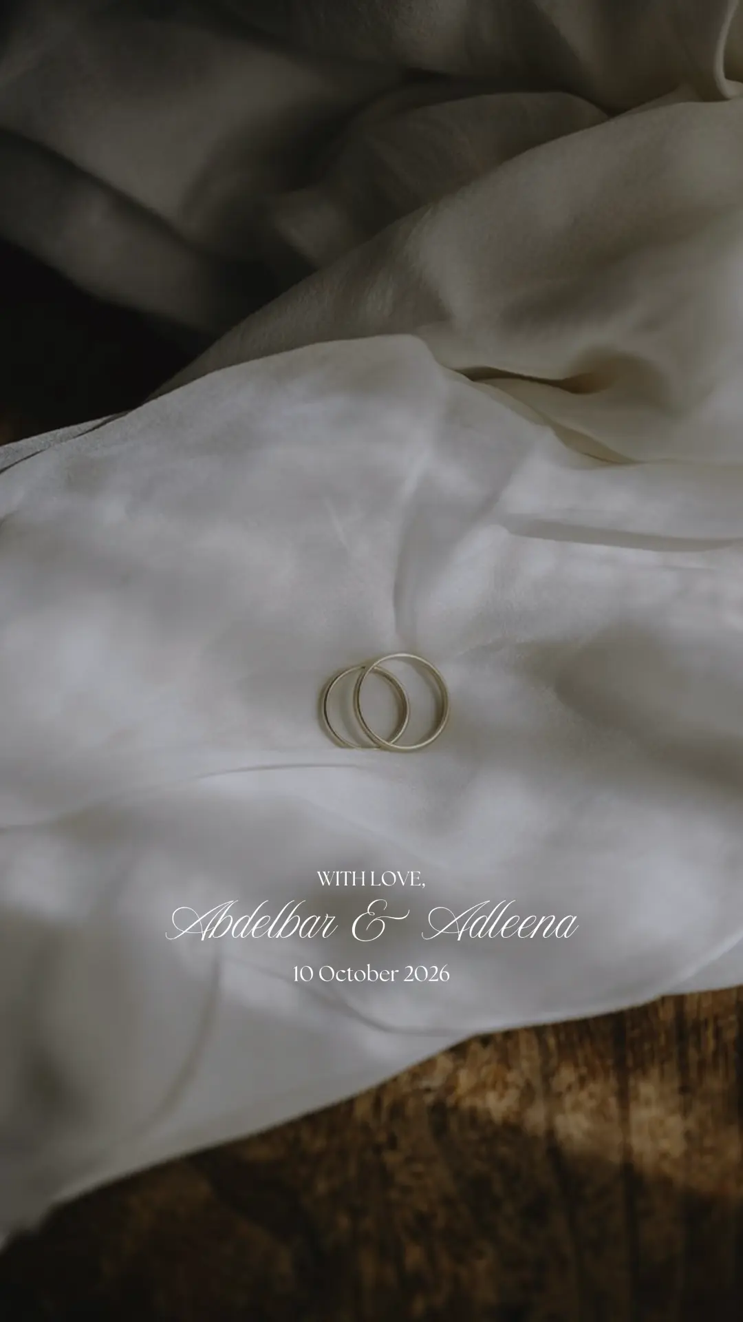 With love, Abdelbar & Adleena